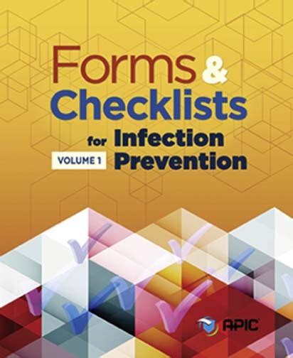 Infection Prevention Forms Checklists And Other Useful Tools Now