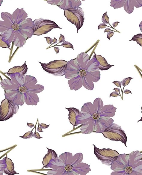 Flower vector pattern 12245706 Vector Art at Vecteezy