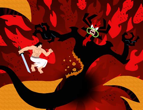 Samurai Jack Vs Aku By Supertechno324 On Deviantart