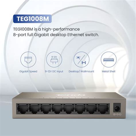 Getuscart Tenda Teg M Port Gigabit Switch Unmanaged Ethernet