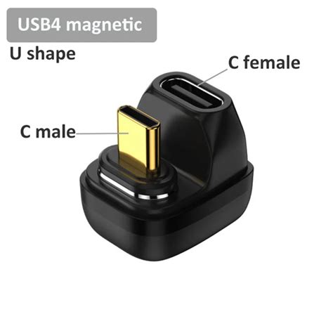 Usb4 Otg Type C Magnetic Adapter Type C To Usb C Adapter Pd 100w Fast