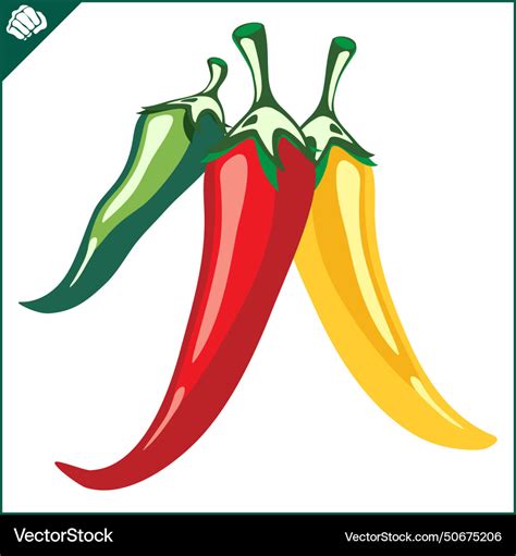 Red Hot Pepper Eps Royalty Free Vector Image VectorStock