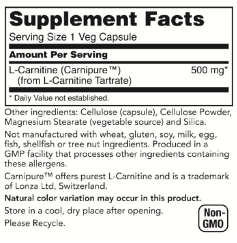 L-Carnitine – Cook’s Natural Market