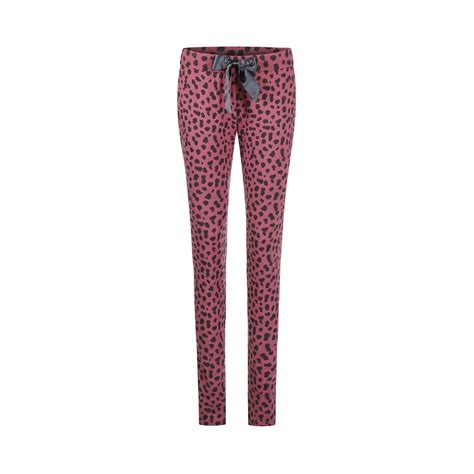 Charlie Choe Dames Pyjamabroek Cassis Roze Panter Charlie Choe