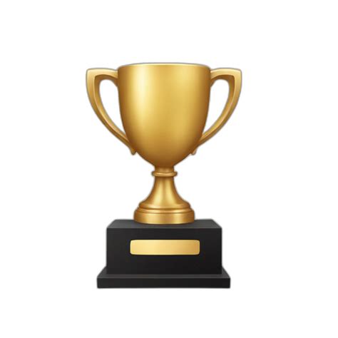 trophy in hand | AI Emoji Generator