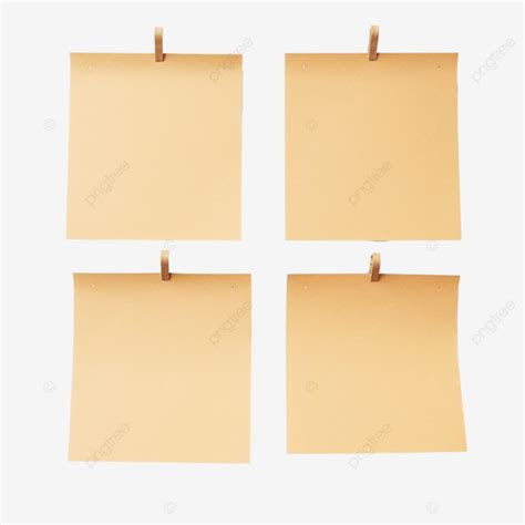 Blank Note Paper Sheets Isolated Binder Blank Book Png Transparent