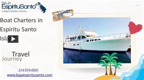 Ppt Best Boat Charters In Espiritu Santo Island Powerpoint