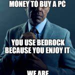 Gus Fring We Are Not The Same Meme Generator Imgflip