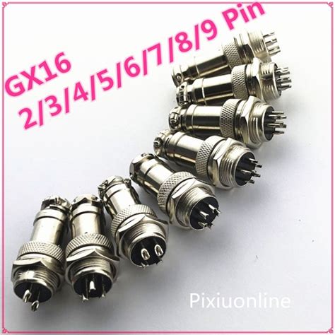 Piin Set Gx Pin Male Female L Mm Wire Panel