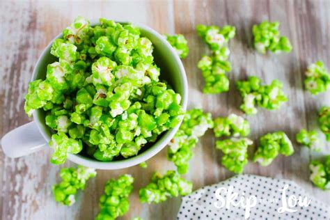 how to make green popcorn
