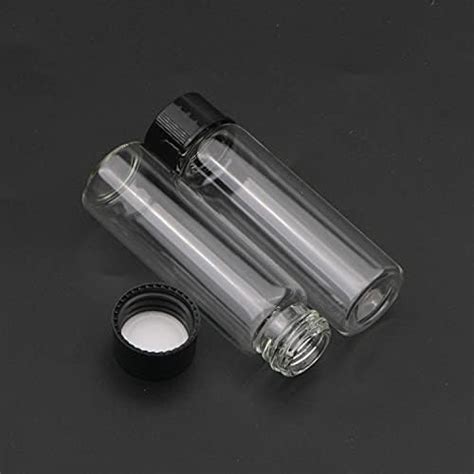 Fzn Borosilicate Glass Tube Culture Media Flat Bottom With Screw Cap