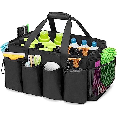 Amazon.com - ZIOZERTT Cleaning Caddy Bag,Large Cleaning Supplies ...