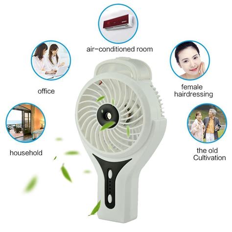 Xman®mini Handheld Usb Misting Fan With Personal Cooling Mist