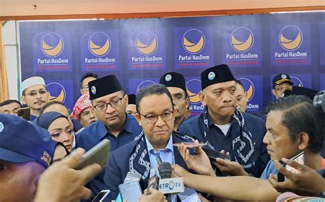 Anies Baswedan Berkata Begini Ditanya Soal Sosok Bacawapres