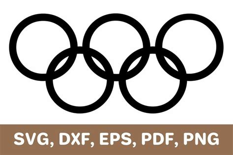 Olympic Rings Svg Olympics Svg Cricut Silhouette