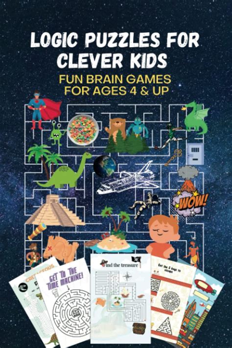 logic puzzles for clever kids fun brain games for ages 4 & up: Varmont, A.: 9798376952566 ...