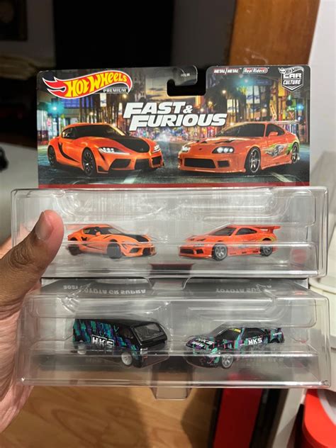 Hot Wheels Twin Pack Toyota Supra And HKS Hobbies Toys Toys Games On Carousell