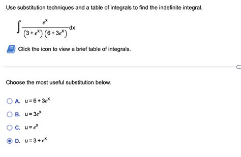 Solved Use Substitution Techniques And A Table Of Integrals