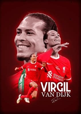 Van Dijk Liverpool Posters Prints By Atonio Printler