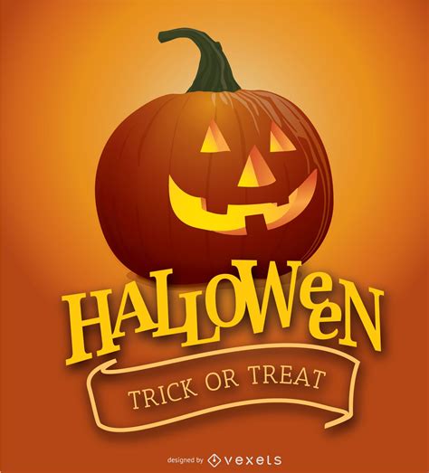 Halloween Pumpkin Poster Vector Download