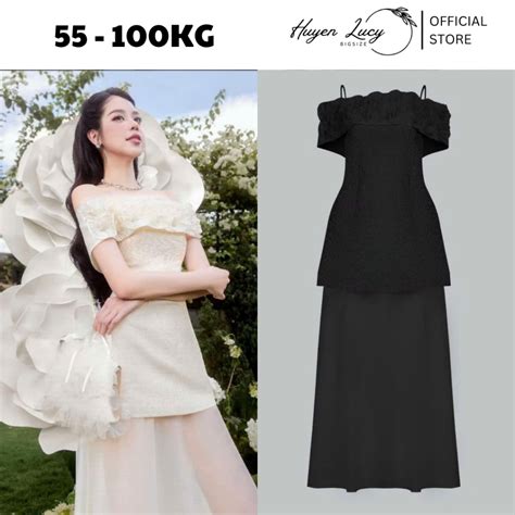 ĐẦM CAO CẤP DỰ TIỆC ĐÍNH ĐÁ BÈO NỔI sang trọng thanh lịch hàng thiết kế hot trend Huyền Lucy