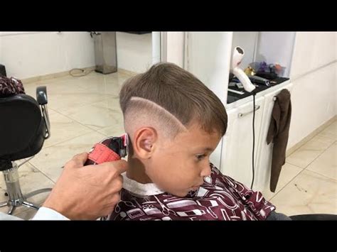 Como Fazer Degrade Mid Fade Em Cabelo Infantil Passo A Passo