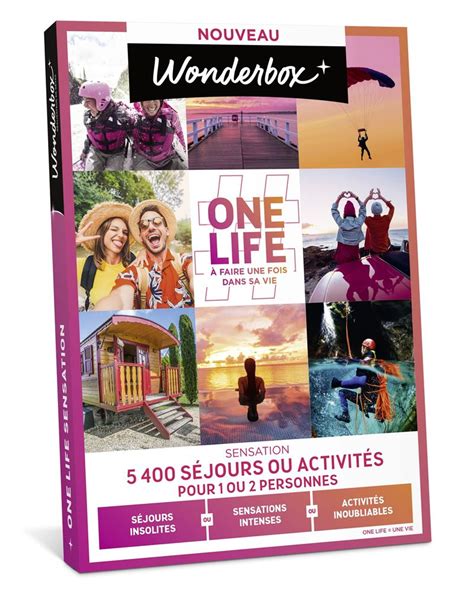 Coffret Cadeau Wonderbox One Life Sensation Coffret Cadeau Achat And Prix Fnac