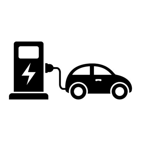 Premium Vector Electric Car Icon Vector Design Template