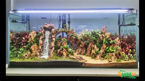 Waterfall scape : r/Aquascape