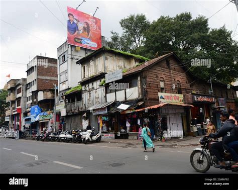 Old buildings in Pune, India Stock Photo - Alamy