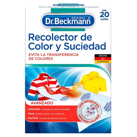 Dr Beckmann Recolector De Color Y Suciedad Microfibra 20 Piezas