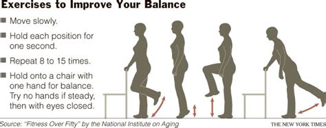 Exercises For Seniors: Balance Exercises For Seniors Handout