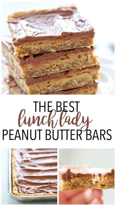 Lunch Lady Peanut Butter Bars Recipe Recipe Peanut Butter Bars