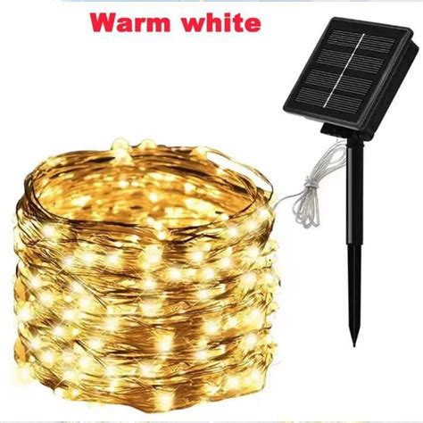 Borne Solaire Lampe Solaire Led Guirlande Tanche Pour D Coration De