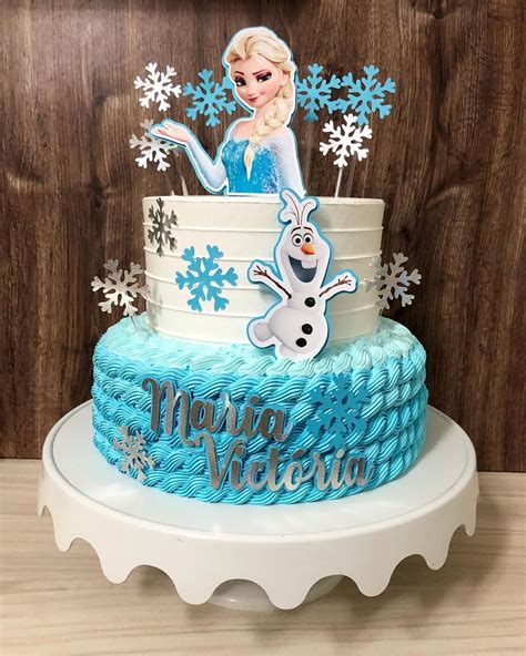 Introduzir 79 Imagem Bolo De Festa Da Frozen Br Thptnganamst Edu Vn