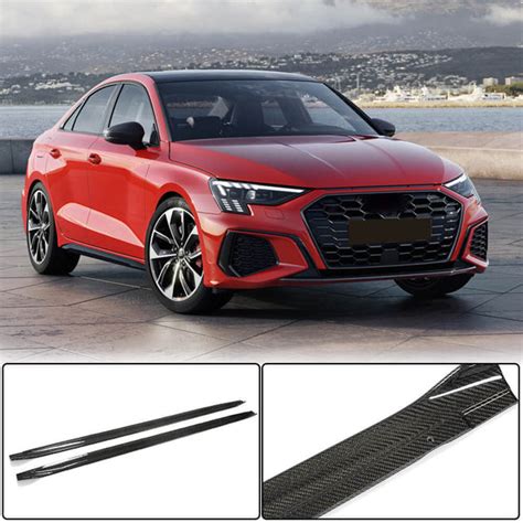 Carbon Fiber Body Kits For Audi A3 S3 8y 2021up Tagged Audi S3 Carbon Fiber Splitter Ahacarbon