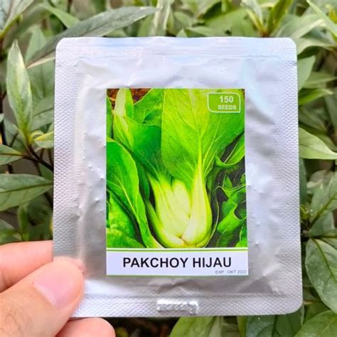 Jual Benih Pakchoy Hijau Bibit Pakchoy Hijau Benih Sawi Daging Rs