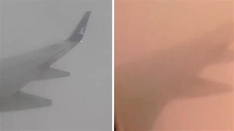 Terrifying Moment Passenger Plane Is Struck By Lightning