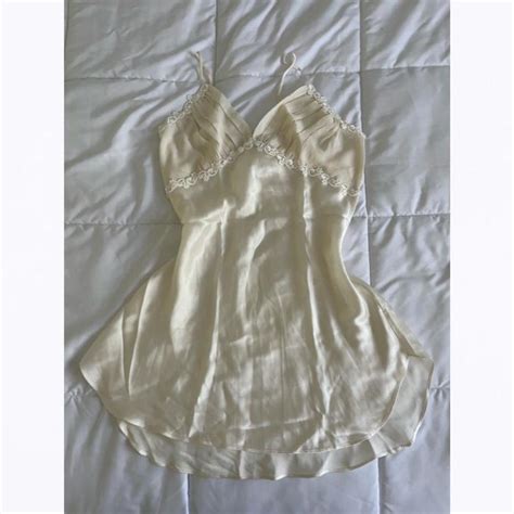 VICTORIA S SECRET GOLD LABEL Silk And Lace Lingerie Depop