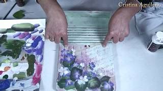 Violetas Amarildes Razera Pintura Em Tecido Cantinho Do Video