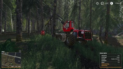 Fs19 Forestry On Eledan Komatsu 951 Ep2 YouTube