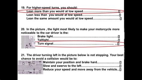 Motorcycle Test Questions And Answers Motorcycle Mechanic Pr