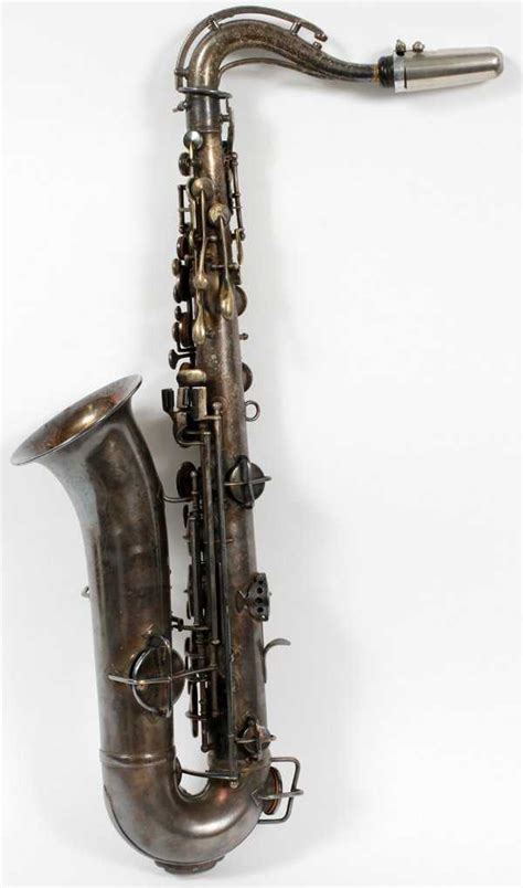 Kingplated Metal Saxophone Circa 1920