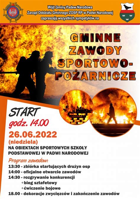 Zaproszenie Na Gminne Zawody Sportowo Po Arnicze Aktualno Ci Padew