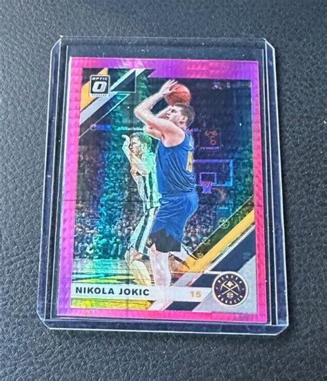 Panini Optic Nikola Jokic Hyper Pink Prizm Ebay