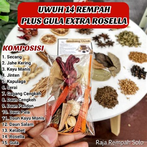 Jual Wedang Uwuh Rempah Rempah Herbal Minuman Tradisional Shopee