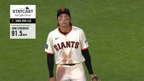 Jung Hoo Lee whips the ball at 91.5 mph | 04/09/2024 | MLB.com