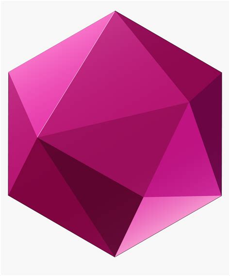 Prism Vector Diamond Geometric Shape Png Pink Transparent Png Kindpng