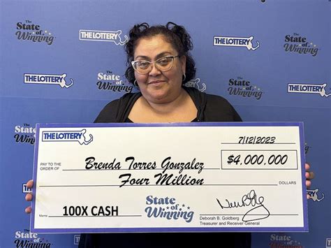 Mass State Lottery Winner Chicopee Woman Wins 4 Million Prize