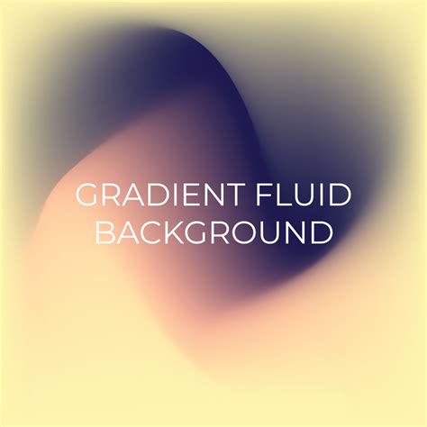 Gradient Fluid With Dark Blue Cream And Pink Background Design